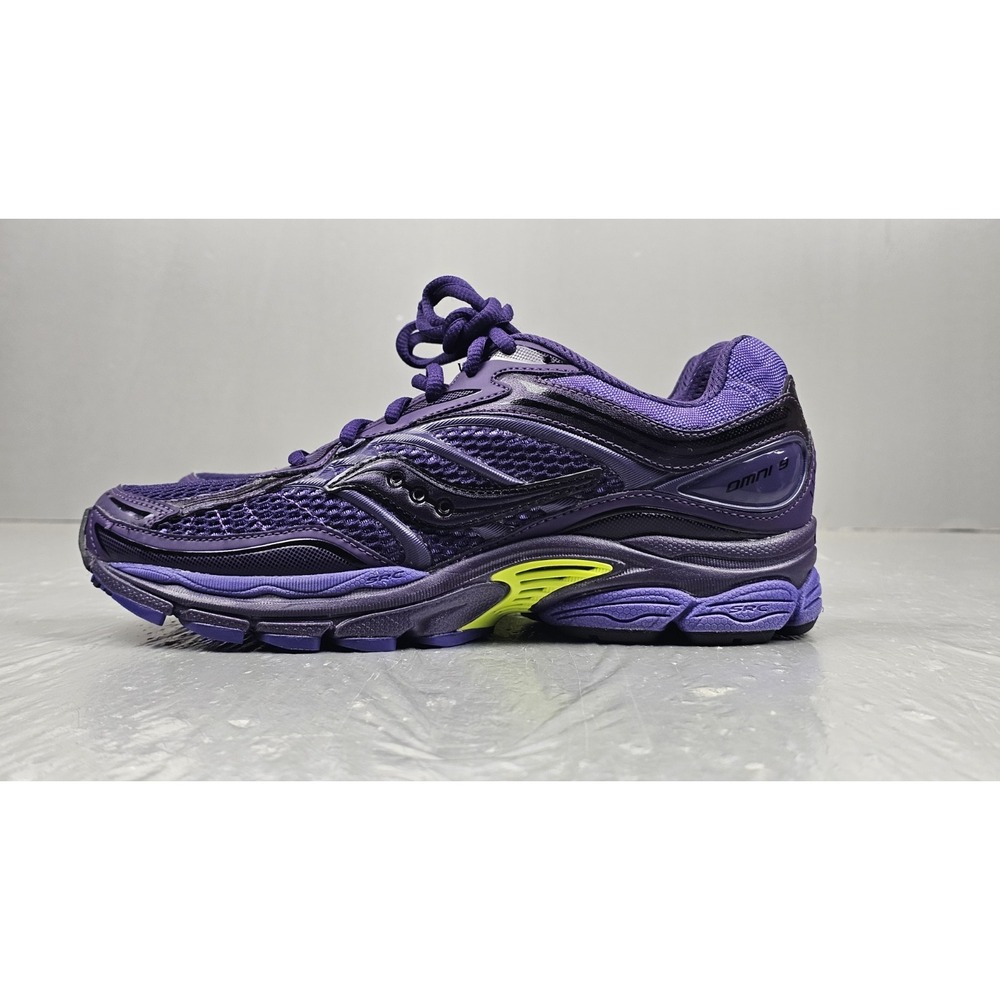 Saucony ProGrid Omni 9 Running Shoes Mens 8 Purple Part Pack Athletic Sneakers
